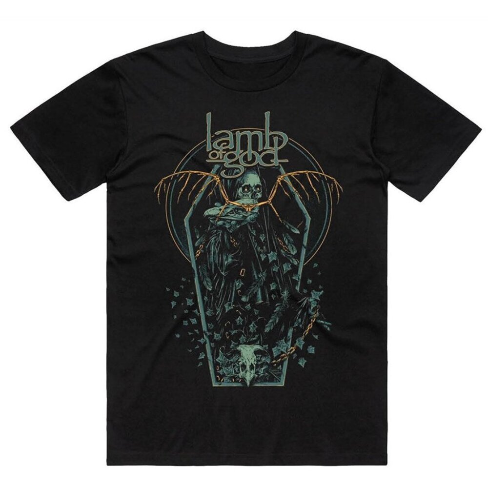 Lamb Of God Coffin Kopia Groove Metal Graphic Unisex T-Shirt